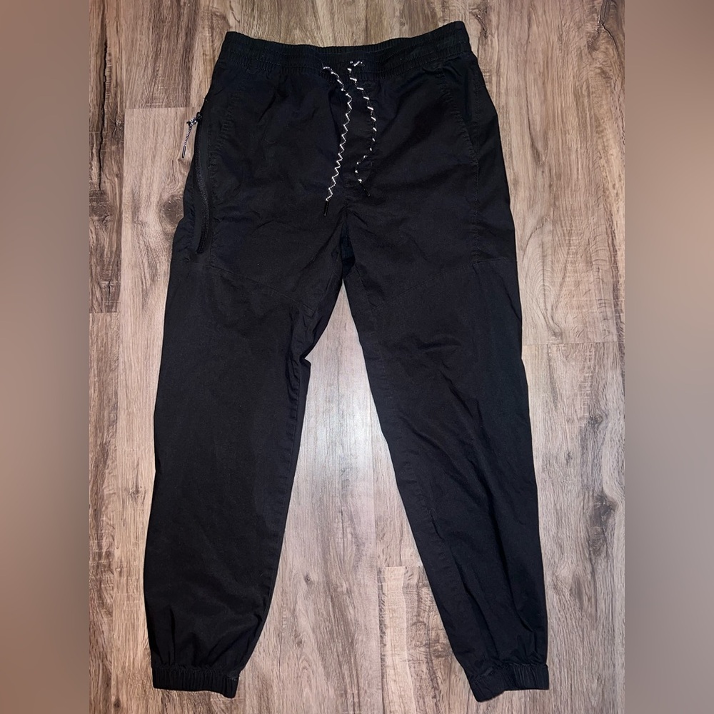American Eagle Outfitters Black Men's Jogger Sweatpants with Drawstring